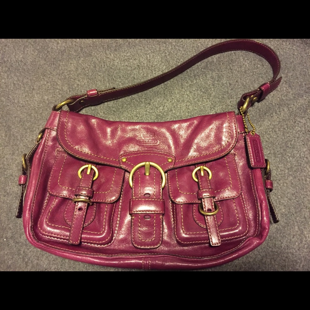 Coach Leather Shoulder Bag